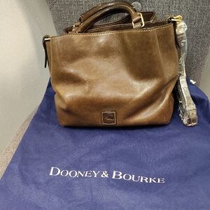 Dooney & Bourke Chestnut Leather Tote